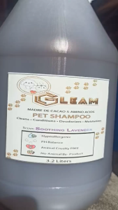 MADRE DE CACAO EXTRACT WITH AMINO ACID PET SHAMPOO 1GAL SOOTHING LAVENDER SCENT