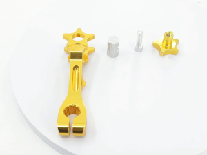 Motorcycle Rear Brake Arm Brake Lever Five-Pointed Star Styling Aluminum Alloy Upgraded Universal Motorcycle Accessories
