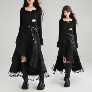 KEIKO | Irregular Flattering Lace A-line Midi Skirt