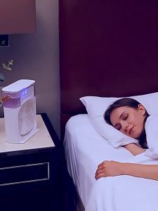 USB Mini Portable Fan Air Cooling fan Aircond Humidifier Purifier Mist Cooler with 7 LED Light Kipas USB