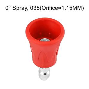 Pressure Washer Nozzle Jet Sprayer Tips With Upgraded Rubber Protector Cover 1/4" Quick Connect 035