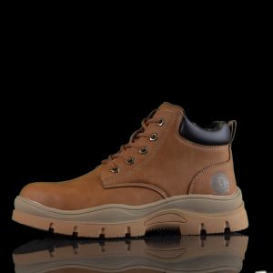 NAK Safety Boots Shoes Men Anti Stabbing Anti Smashing Microfiber Leather Surface Durable Stylist