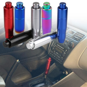 Upgrade Your Car with Gearshift Knob With Push Button Automatic Modified Gearshift Knob Metal Gear Lever Knob Fits Most Cars