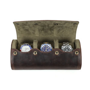 ผู้ชายหนังแท้เคส Rolex หรูหรา 1/2/3/4ช่องกล่อง กระเป๋าสำหรับผู้หญิง