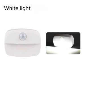 1-5 ชิ้น Stick-On Motion Sensor Night Light แบตเตอรี่ขับเคลื่อนหลอดไฟ LED สําหรับห้องนอนห้องน้ําห้องครัวห้องโถงบันไดตู้เสื้อผ้าขนาดกะทัดรัด