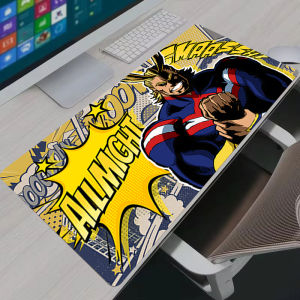 Bandai | Mousepad My Hero Academia All Might HD Printing Computer Gamers Locking Edge Non-slip Mouse Pad PC Accessories Keyboard Desk Mat