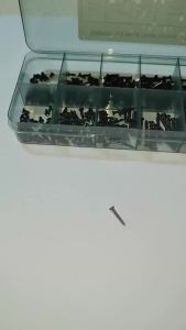 300pcs Black M2 High-Strength Self-Tapping Screws Cross-Head Flat Countersunk Black Oxide Coated for Durable Fastening