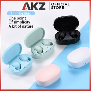 AKZ Tws A6s Wireless Bluetooth Headphones Lightweight Headphones Sound Waterproof Bluetooth 5.0 Sports Earbuds With Mic