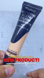 RIDHA Perfecting Glow Liquid Foundation dengan Perlindungan UV - 20GR