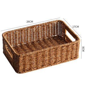 KENS | Kitchen Storage Box Spice Jars and Cutlery Holder Rattan Imitation