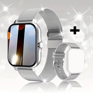 laxasfit | LAXASFIT 2025 New Smart Watch for Men Women Gift Full Touch Screen Sports Fitness Watch Bluetooth Call Digital Smartwatch