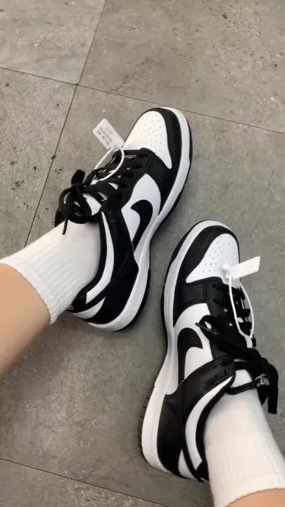 [Authentic] Giày Dunk Panda Low Retro Black White HF5441-100, Vẻ đẹp ...
