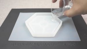 Silicon Round Coaster Mold and Holder Mold Geometry Coaster silicone mold DIY Handcrafts