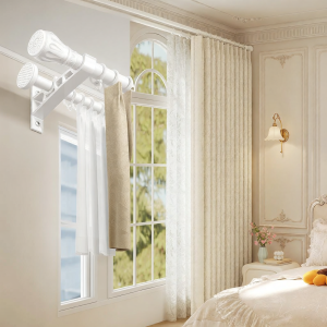 WEILAISHI | French Vintage Style Curtain Rod Set