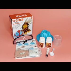 Kids DIY Science Kit- Volcano/Snow Eruption Experimental Educational Toy Parent-child Interactive Science Game Learning Toys