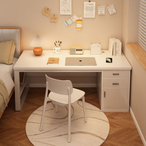 ZHUOHE | Study Work Minimalist Modern Rectangular Table with Drawer