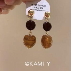 KAMI Y Long Tassel Earrings Womens Vintage Artistic Design Sensation Ear Jewelry Meral Color Spring Summer Fashion Accessories