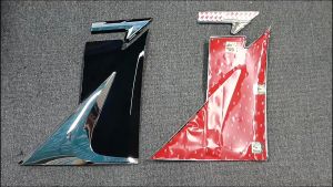 For Toyota Alphard Vellfire AGH30 Lexus LM350h B Billar Cover window sequins fin trim strips