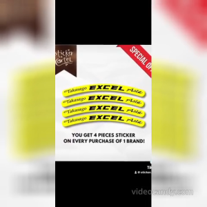 TAKASAGO EXCEL ASIA Motorcycle Rim Sticker Mags Stickers Mags Motorcycle