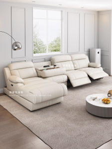 Electric Recliner Sofa Cat Scratching Fabric Home Cinema Style Living Room Multi-Function Space Saving Design Luxury Sofa