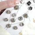 Mini Bross 10 Pcs Pin Baju Hijab Dagu Klip Kecil Aksesoris Fashion Wanita Korea. 