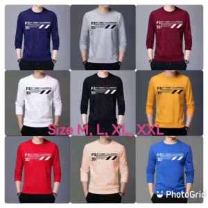 Sale Spesial Sweater Crewneck Elegan Kaos Pria Trendy Sweatshirt Kasual Sweter Cowok Firest California