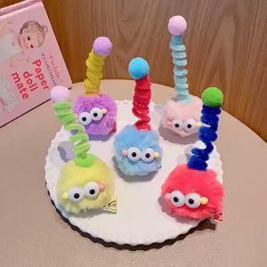 COD JEPIT RAMBUT POMPOM ANAK MODEL BONEKA LUCU / AKSESSORIS RAMBUT KLIP BULU KARAKTER