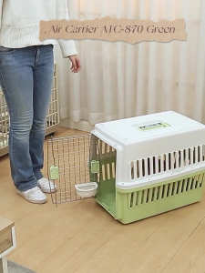 IRIS OHYAMA Pet Air Travel Carry Pet Air Carrier ATC-870 Green
