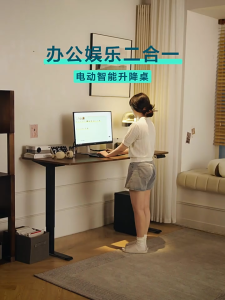 JIAJU Electric Adjustable Table Meja Komputer Ketinggian Boleh Laras Meja Pelajar Computer Table Intelligent lifting 电动可升降桌智能电脑桌