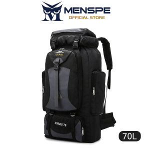 MENSPE 70L Hiking Backpack Large Capacity Backpack Outdoor Bicycle Riding Water Bag Hiking Backpack Riding Backpack Ultralight Bicycle Backpack Outdoor Water-repellent Backpack