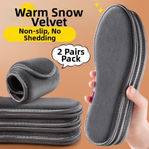 MICUI | Ultra Thin Warm Insoles Soft Bottom Comfortable Winter Fleece Anti-sweat Anti-odor