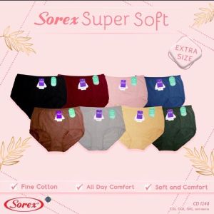 Celana Dalam Wanita Jumbo | Cd Sorex 1248 Lusinan (12pcs)