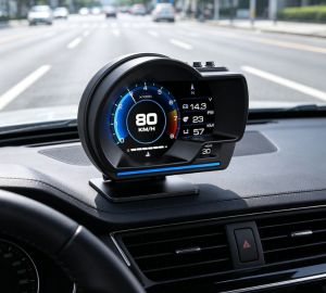 Car Hud Head Up Display OBD2 A501 with Screen for 4.5 Inch Smart Gauge LCD Speedometer Multi-function Digital Meter
