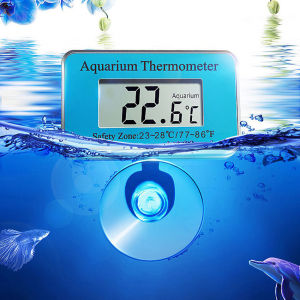 Lcd Termometer Aquarium Digital Celup Akurat Thermometer Akuarium Waterproof Pengukur Suhu Air Ikan Aquarium