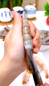 Stainless Steel Shrimp Peeler Prawn Shrimp Deveiner Fishing Knife Lobster Shell Remover Peel Device