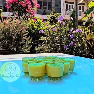 Nến bơ Ly múi đào lớn(vàng đỏ) nến bơ thơm 1 hộp 12 ly.