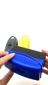 Car Tire Wheel Polishing Cleaning Sponge with Cover Washing Tool Waxing Brush Detail Accessories