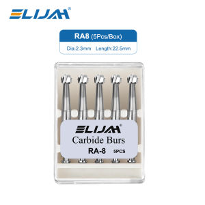 5Pcs/Box Dental Tungsten Steel RA Burs for Low Speed Handpiece Dentistry RA1-RA8 Series Cavity Preparation&Caries Removal 2.35mm