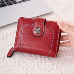 BANYANU RFID Protection Women Small Coin Wallet Travel PU Leather Purse Bag for Student Girl 2025