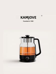 Kamjove | New Portable Glass Tea Kettle
