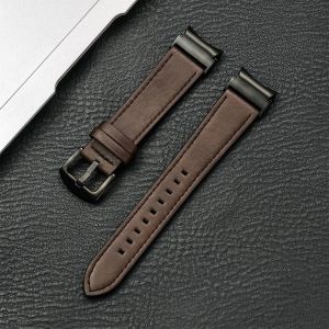 No Gap Leather Strap for Samsung Galaxy Watch 7 6 5 40mm 44mm 6Classic 43mm 47mm Watchband Bracelet for Galaxy Watch 5 Pro 45mm