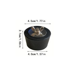 Pool Winterizing Plug by 0.98" to 2.48" Swimming Pool Winter Expansion Plugs SS Screw Stainless Steel Bolts Heavy Duty Rubber
