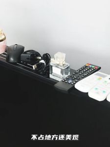 TV Storage Rack Monitor Stand Punch-free Adjustable Length Display Top Organizer Shelf Router Remote Control Holder