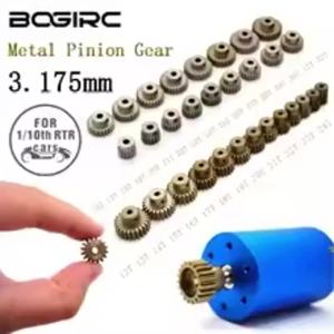 RC Motor Metal Gear 32DP M0.8 3.175mm / 48P 3.175mm 12T-32T Pinion Gear for 1/10 Traxxas Tamiya Arrma HSP HPI RC Model Car Parts