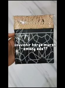 Sajadah Kanebo Suede Mini Free Kemas Souvenir Haji Umroh