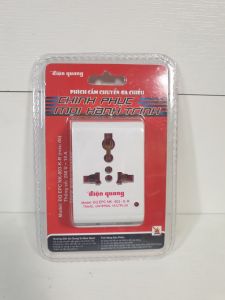Phích cắm điện thông minh 1 chia 3 cao cấp chống cháy Điện Quang