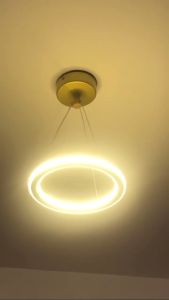 Simple Modern Hallway Hallway Light Living Room Bedroom Small Chandelier Luxury Decoration Metal light LED Ceiling Light Balcony Light Round Fishing Light