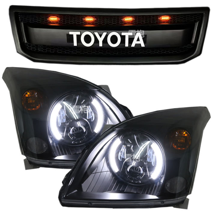 Toyota Prado Lc120 Retro Headlight Assembly Restoration 2700 Prado 4000 Black Warrior Lens Lazada