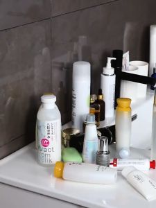 It Smart - Kệ góc xoay 3 tầng nhà tắm tiết kiệm không gian Bathroom Storage Corner Vanity Cabinet