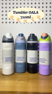 Freesip Stainless Steel Water Bottle 710ml / Tumbler Botol 2in1 Oala / Botol Minum Aesthetic